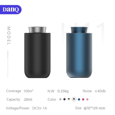 Prägnantes Stil-Design Auto-Duftspender Großhandel 10 ml ätherisches Öl wasserloser wasserloser ätherischer Öldiffusor Diffusor-Duft